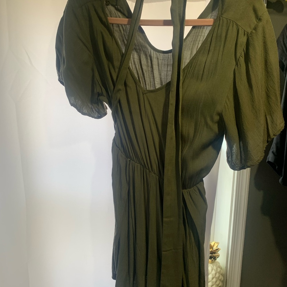 Small olive romper